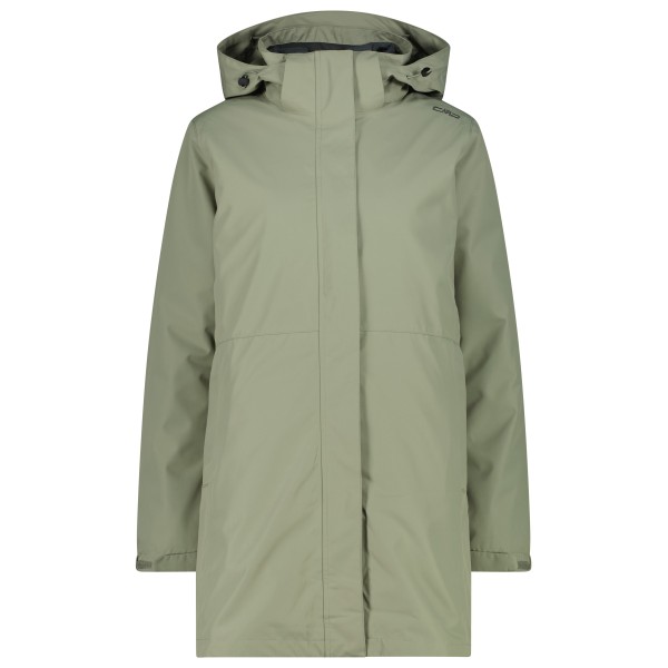 CMP Women’s Parka Zip Hood + Inner Jacket 36Z2026D 3-in-1-jas Olijfgroen