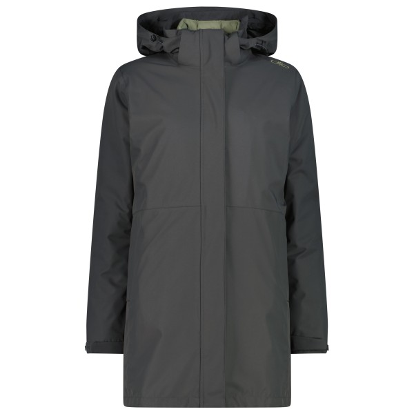 CMP Women’s Parka Zip Hood + Inner Jacket 36Z2026D 3-in-1-jas Grijs