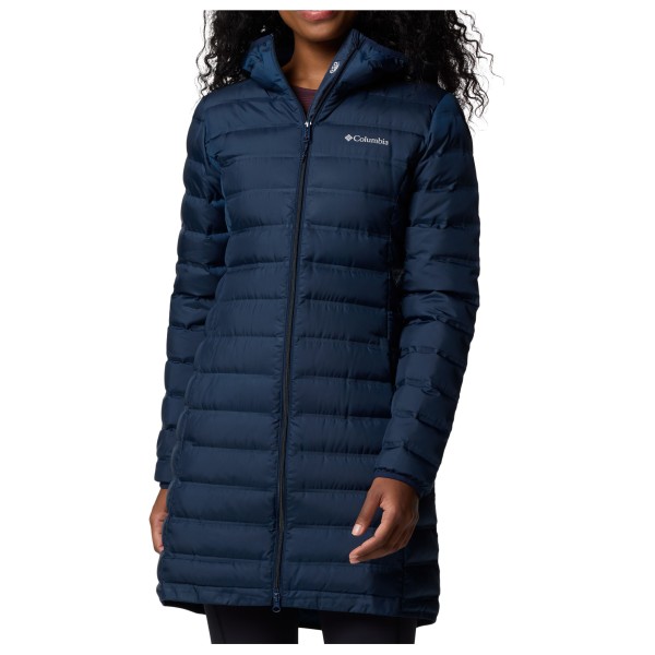 Columbia - Women's Lake 22 II Down Long Hooded Jacket - Daunenjacke Gr L blau