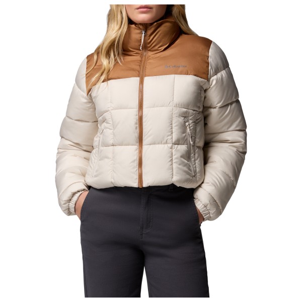Columbia Women’s Puffect III Cropped Jacket Synthetisch jack Grijs