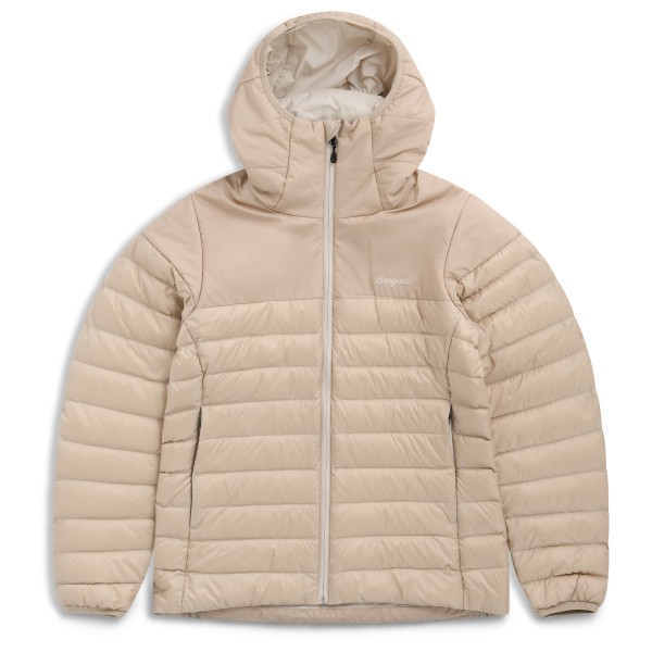 Bergans Women’s Lom Light Down Hood Jacket Donsjack Beige