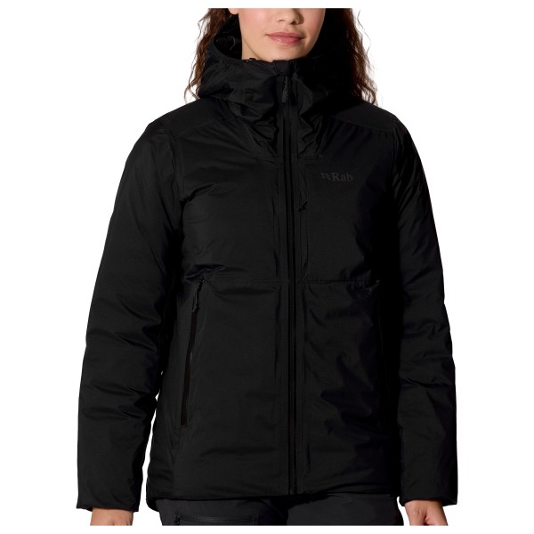 Rab Women’s Microlight Shield Jacket Donsjack Zwart