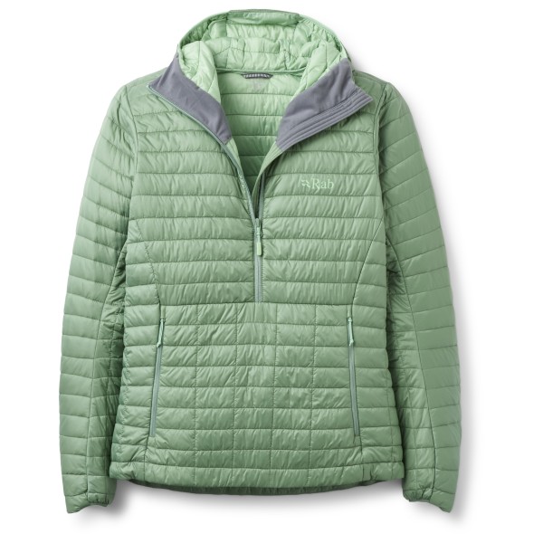 Rab - Women's Microlighter Pullover Hoody - Daunenjacke Gr 44 grün
