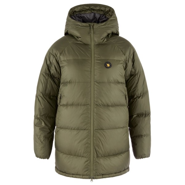 Fjällräven Women’s Bergtagen Topp Down Jacket Donsjack Olijfgroen