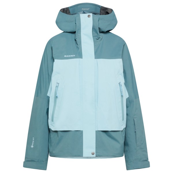 Mammut Women’s Haldigrat GTX HS Thermo Hooded Jacket Ski-jas turkoois Blauw