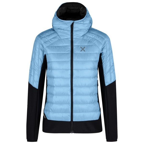 Montura Women’s Peak Hybrid Hooded Jacket Synthetisch jack Blauw