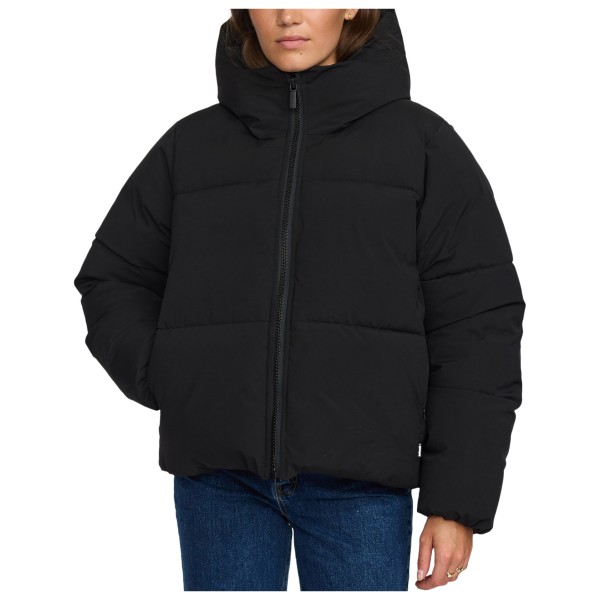Selfhood Women’s Hooded Puffer Winterjack Zwart