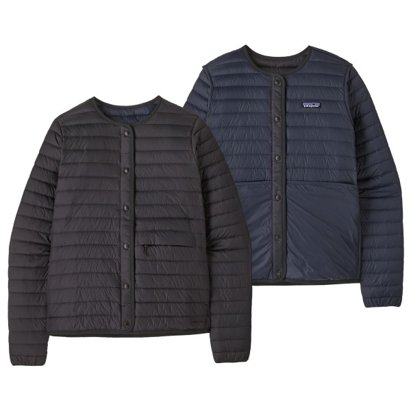 Patagonia Women’s LW Reversible Down Sweater Cardigan Donsjack Grijs
