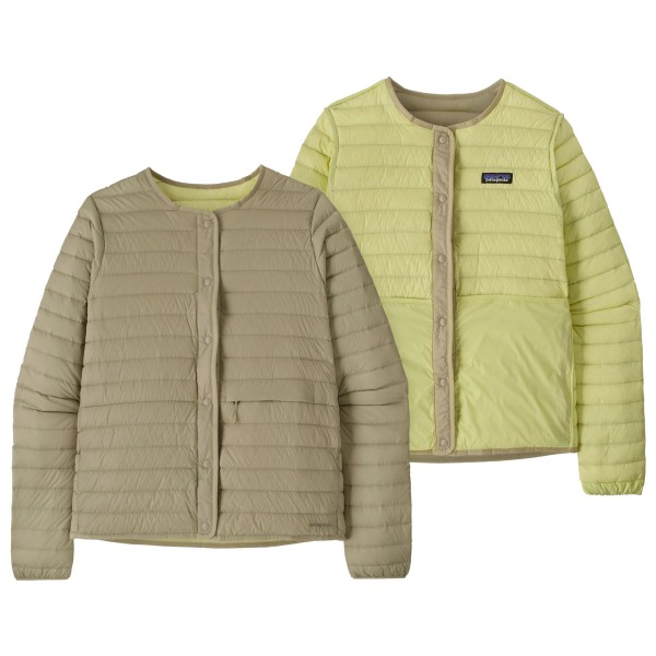 Patagonia Women’s LW Reversible Down Sweater Cardigan Donsjack Beige