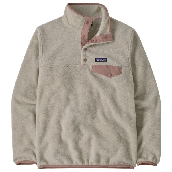 Patagonia Women’s Lightweight Synchilla Snap-T Fleece Pullover Fleecetrui Grijs