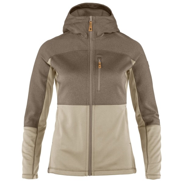 Fleecejacke Fjällräven Abisko Trail Fleece Damen (Gr L |beige/braun)