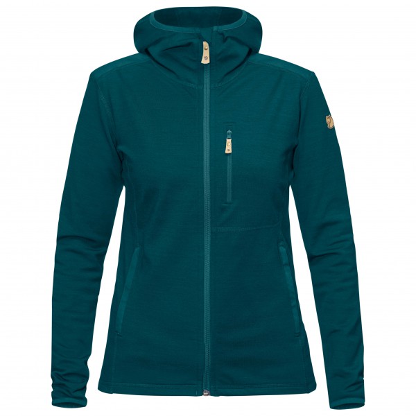 Image of Fjällräven - Women's Keb Fleece Hoodie - Fleecejacke Gr L;M;S;XL;XS;XXS rot;schwarz bei Bergfreunde.ch - der Outdoor Shop