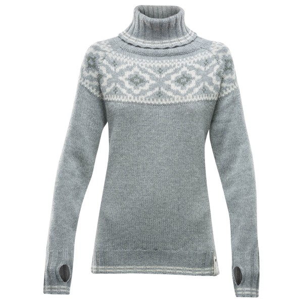 Image of Devold - Ona Round Woman - Merinopullover Gr L;M;S;XL;XS blau;grau;rot bei Bergfreunde.ch - der Outdoor Shop