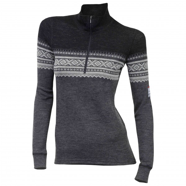 Image of Aclima - Designwool Marius Mockneck Woman - Merinopullover Gr L grau bei Bergfreunde.ch - der Outdoor Shop