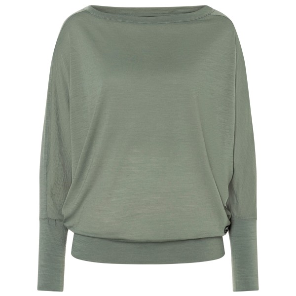 super.natural Women’s Womens Kula Top Merinotrui Olijfgroen