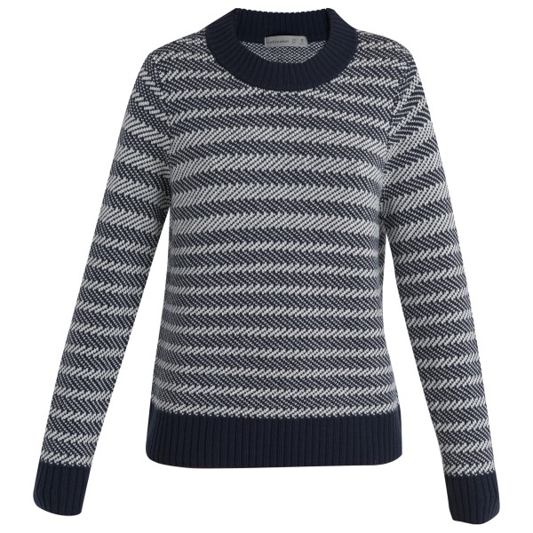 Image of Icebreaker - Women"s Waypoint Crewe Sweater - Merinopullover Gr L grau'