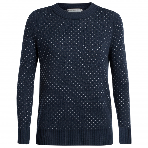Image of Icebreaker - Women"s Waypoint Crewe Sweater - Merinopullover Gr L;M;S;XL;XS grau;rot'