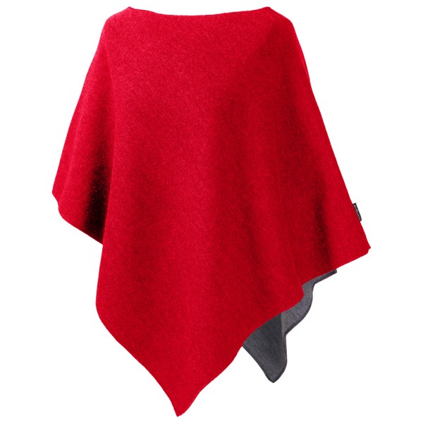 Mufflon Women’s Extra Poncho Rood
