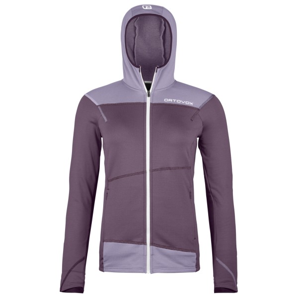 Woll- & Merinojacke Ortovox Fleece Light Hoody Damen (Gr M |lila)
