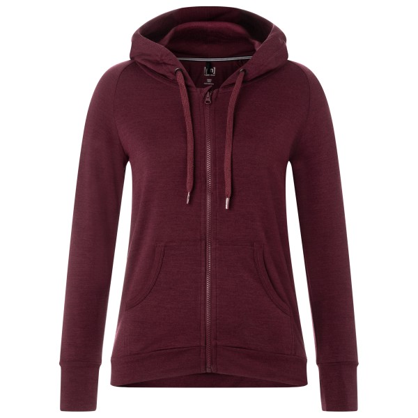 super.natural Women’ Essential Zip Hoodie Trui met capuchon Rood