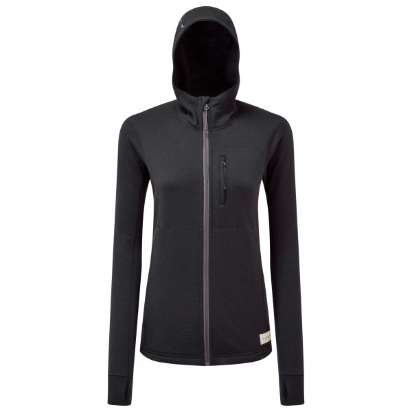 Image of ARTILECT - Women"s Eldorado Merino Hoodie Jacket - Merinohoodie Gr L schwarz'
