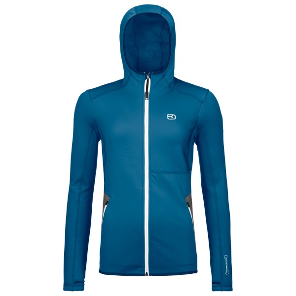 Ortovox Women’ Fleece Hoody Fleecevest Blauw
