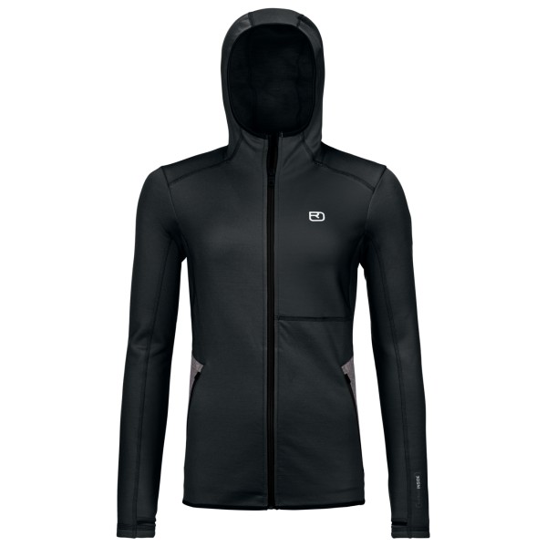 Ortovox Women’s Fleece Hoody Fleecevest Zwart
