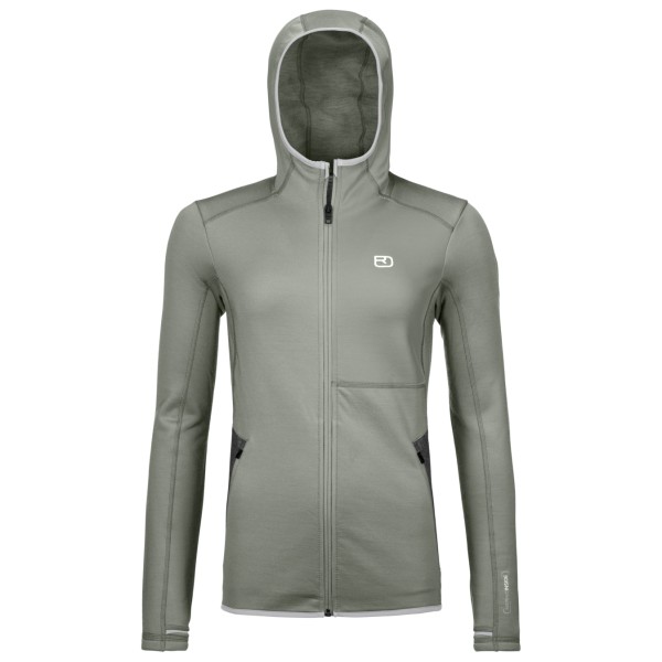 Ortovox Women’s Fleece Hoody Fleecevest Grijs