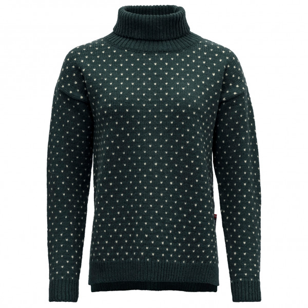 Image of Devold - Women's Sørisen Wool High Neck - Wollpullover Gr L;M;S;XL;XS beige;schwarz bei Bergfreunde.ch - der Outdoor Shop