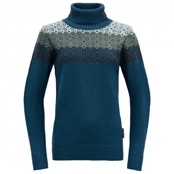 Image of Devold - Women's Syvde Wool High Neck - Wollpullover Gr M blau bei Bergfreunde.ch - der Outdoor Shop