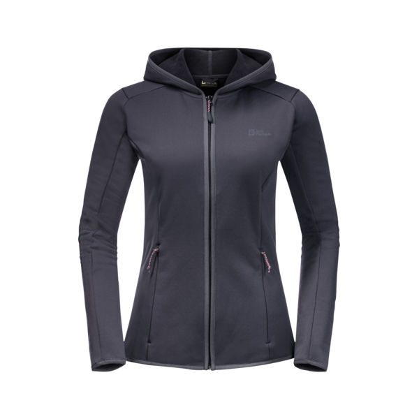 Image of Jack Wolfskin - Women"s Baiselberg Hooded Full Zip - Fleecejacke Gr M;S;XS grau/blau;oliv'