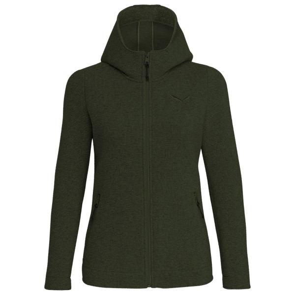 Image of Salewa - Women"s Sarner 2L Wool Fullzip Hoody - Wolljacke Gr 34 oliv'