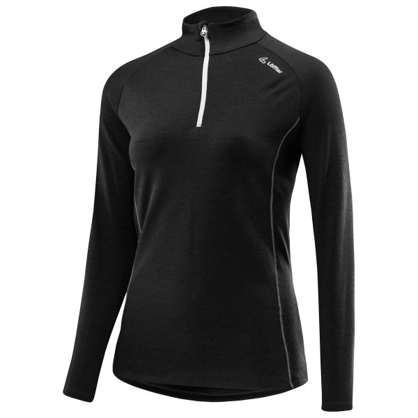 Image of Löffler - Women"s Midlayer Transtex Merino - Merinolongsleeve Gr 38 schwarz'