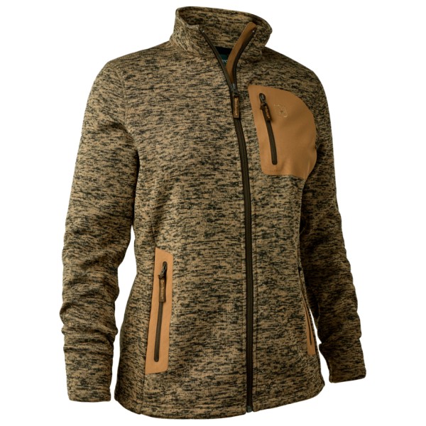 Image of Deerhunter - Women"s Sarek Knitted Jacket - Fleecejacke Gr 36;38;40;42;44;46 braun;oliv;schwarz'
