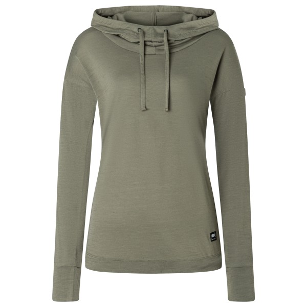 super.natural Women’s Funnel Hoodie Hoodie Olijfgroen