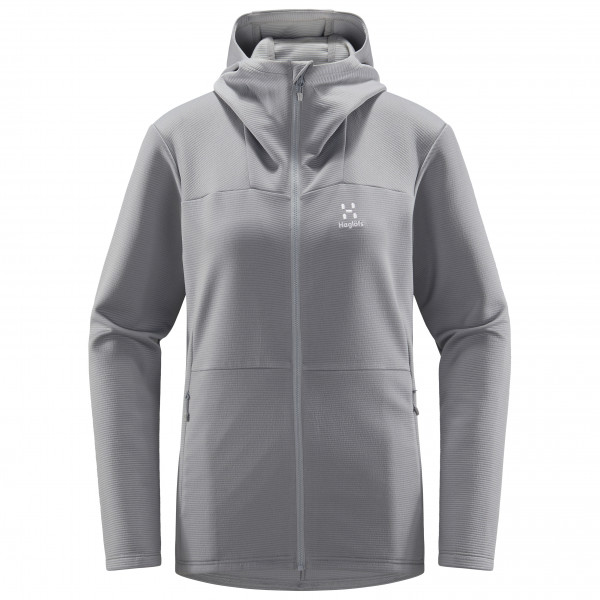 Image of Haglöfs - Women"s Willow Mid Hood - Fleecejacke Gr L;M;S;XL;XS grau;schwarz'