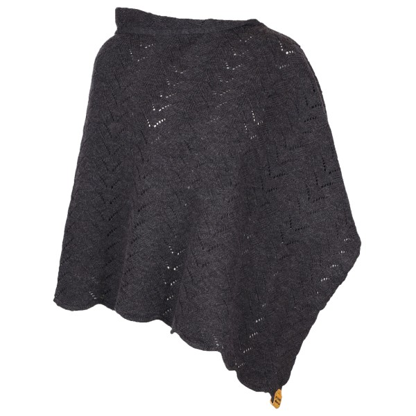 Image of Albmerino - Women"s Ajour Poncho - Poncho Gr One Size grau'
