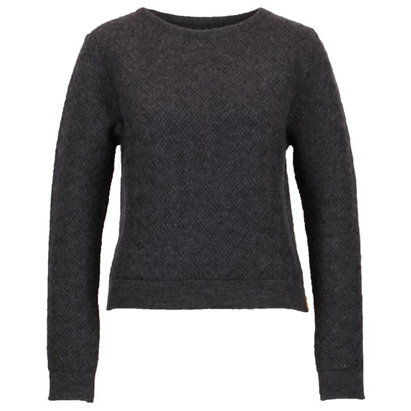 Image of Albmerino - Women"s Flecht Pullover - Wollpullover Gr L;M;S;XL;XS grau;schwarz/grau'