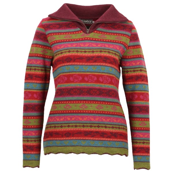 Image of Flomax - Women"s Troyer Jolanda - Wolljacke Gr XL rot'