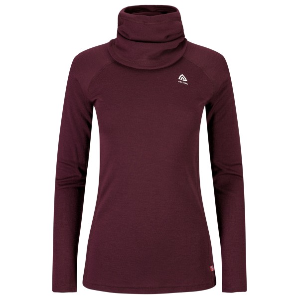 Aclima Women’s Warmwool Hoodsweater V2 Merinohoodie Rood