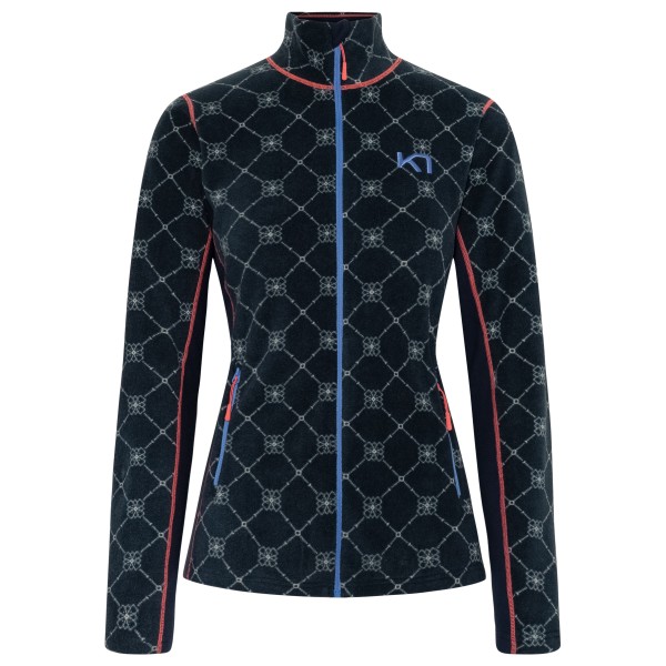 Image of Kari Traa - Women"s Thalena Fleece - Fleecejacke Gr S;XS grau;rot'