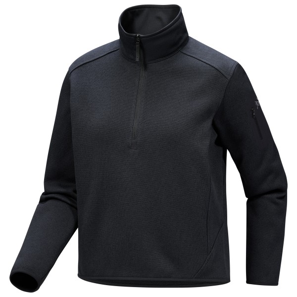 Arc’teryx – Women’s Covert Zip Neck – Fleecetrui maat XS, Zwart