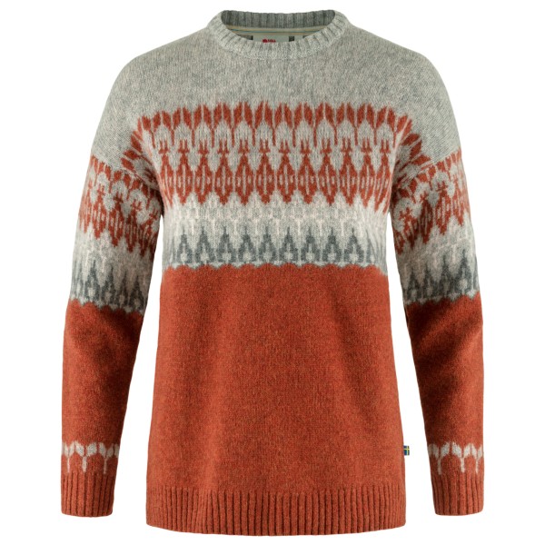 Image of Fjällräven - Women"s Övik Path Knit - Wollpullover Gr L rot'
