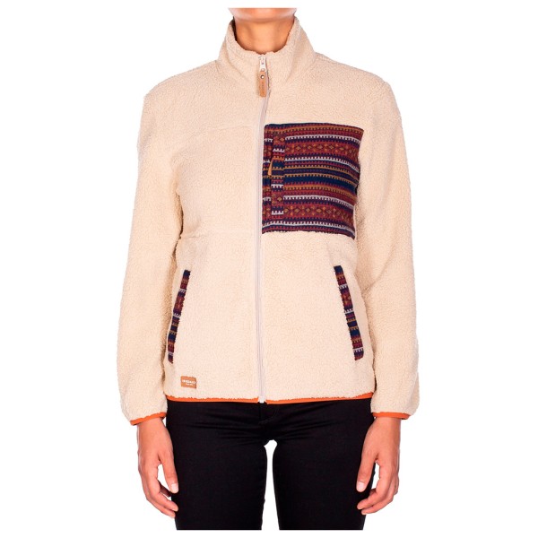 Image of Iriedaily - Women"s Arkta Teddy Jacket - Fleecejacke Gr L;M;S;XL;XS beige;bunt;weiß'