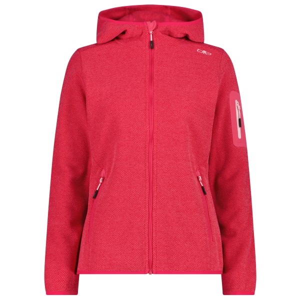 Image of CMP - Women"s Jacket Fix Hood Jacquard Knitted 3H19826 - Fleecejacke Gr 34;36;38;40;42;44;46;48 blau;grau;rosa'