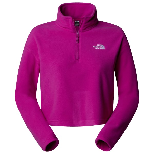 Image of The North Face - Women"s 100 Glacier Cropped 1/4 Zip - Fleecepullover Gr S lila/rosa'