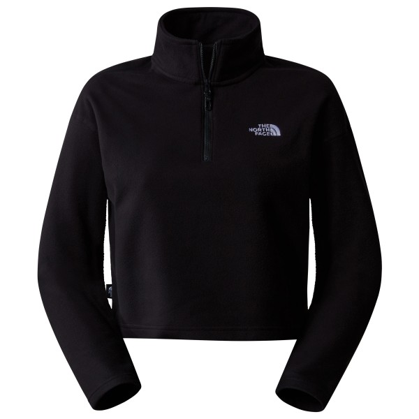 Image of The North Face - Women"s 100 Glacier Cropped 1/4 Zip - Fleecepullover Gr M schwarz'
