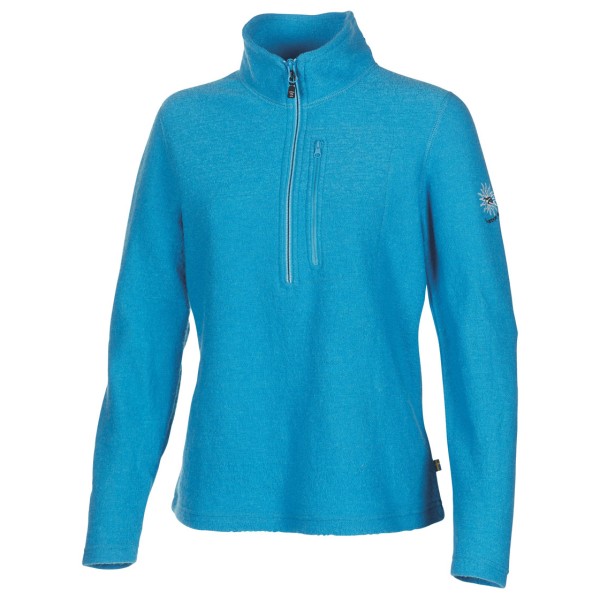 Image of Ivanhoe of Sweden - Women"s Bonnie Half Zip - Wollpullover Gr 36 blau'