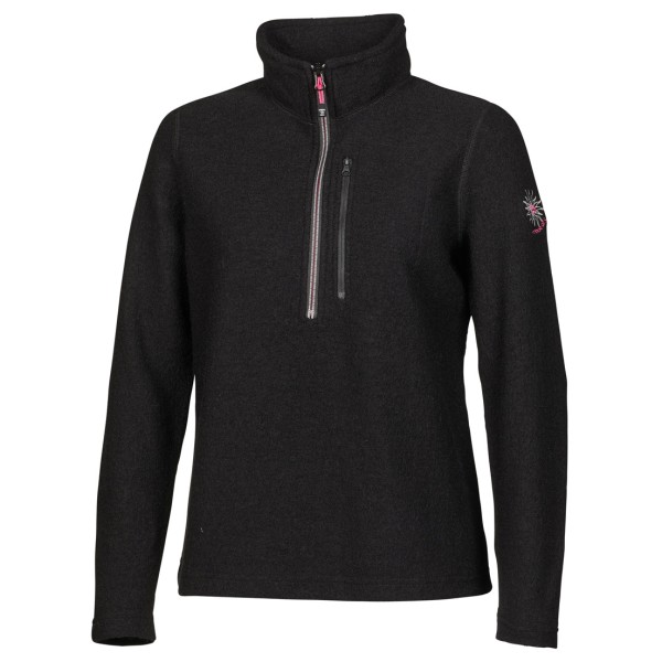 Image of Ivanhoe of Sweden - Women"s Bonnie Half Zip - Wollpullover Gr 36;38;40;42;44;46 blau;grau;schwarz'