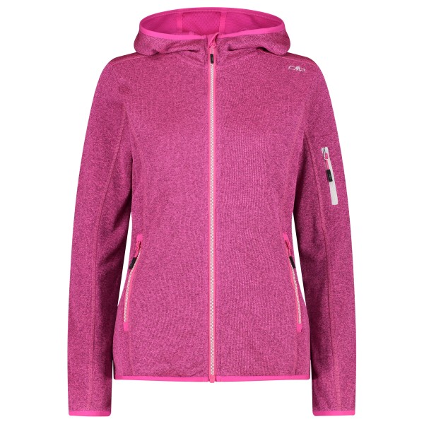 Image of CMP - Women"s Jacket Fix Hood Knitted + Mesh - Fleecejacke Gr 34;36;38;42;46;48 blau;grau;rosa'